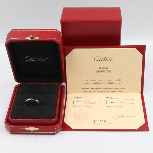 CARTIER 18k Silver Lanier Ring - Picture 6 of 7